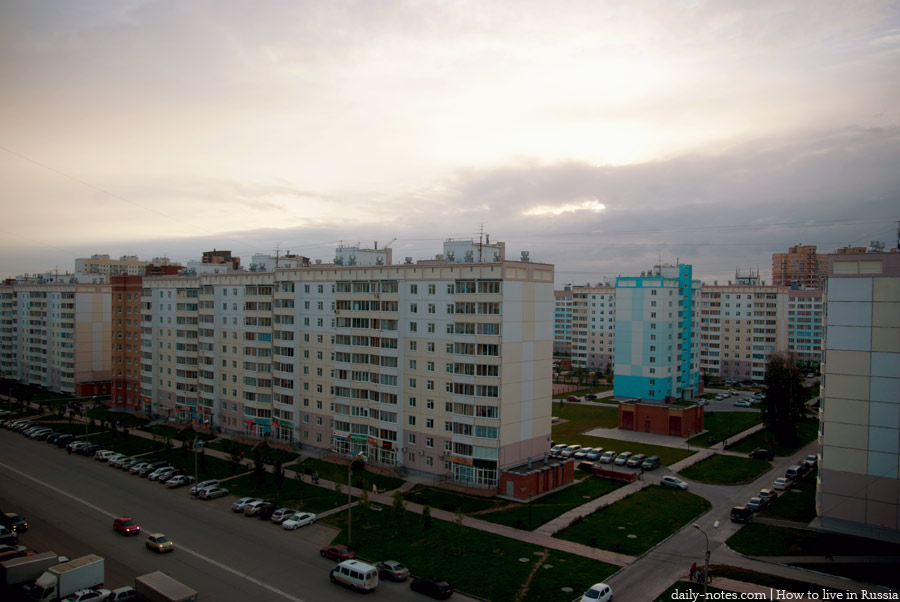 Cloudy weather, Novosibirsk